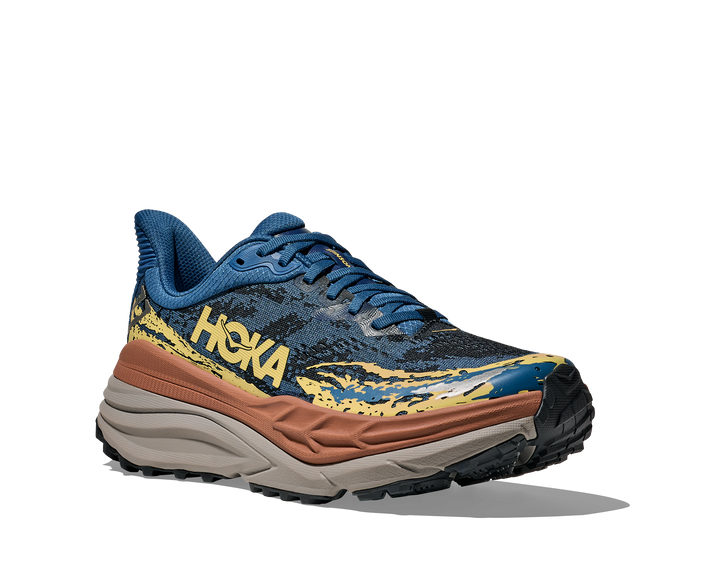 Hoka Mens Stinson 7 - Foggy Night/Cardamom - Trail - AW25