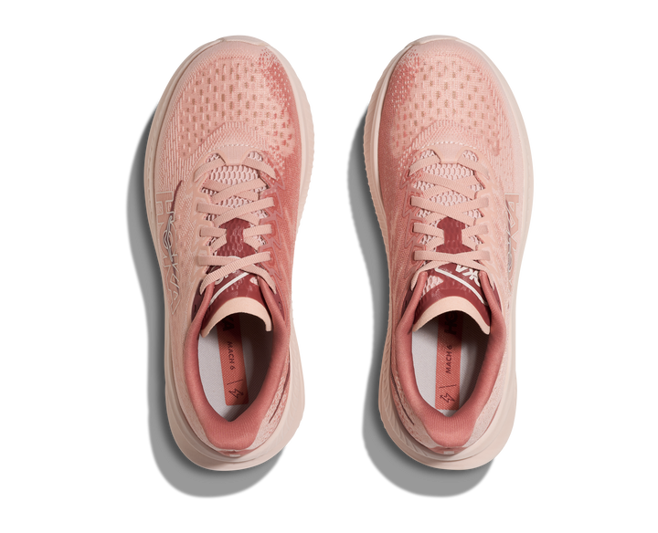 Hoka Womens Mach 6 - Rose Latte/Blush - Neutral - AW25