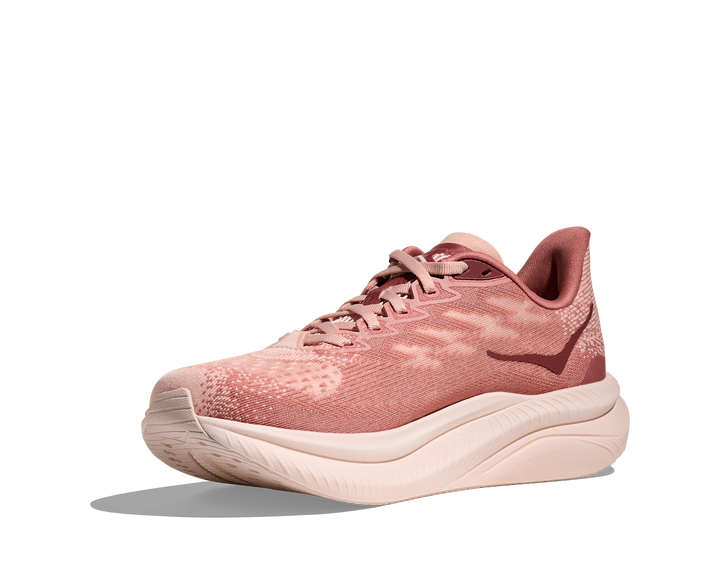 Hoka Womens Mach 6 - Rose Latte/Blush - Neutral - AW25