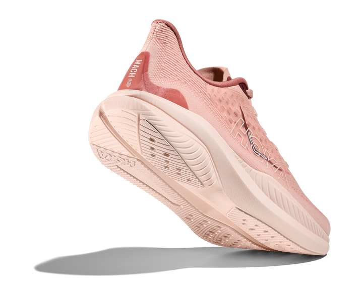 Hoka Womens Mach 6 - Rose Latte/Blush - Neutral - AW25