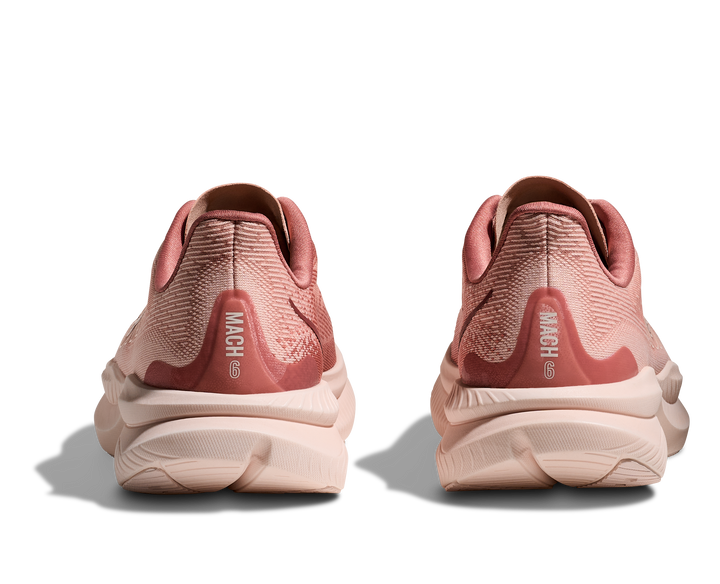 Hoka Womens Mach 6 - Rose Latte/Blush - Neutral - AW25