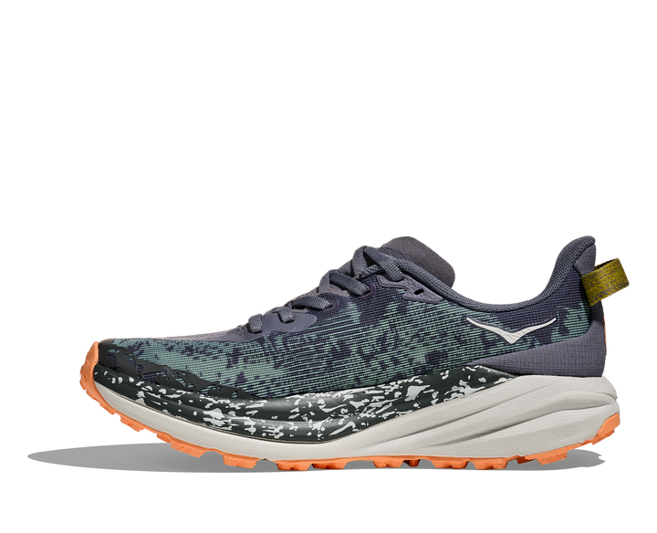 Hoka Womens Speedgoat 6 Wide - D Width - Grey Skies/Cosmic Grey - Trail - AW25