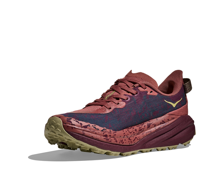 Hoka Womens Speedgoat 6  - Rouge/Black Cherry - Trail - AW25