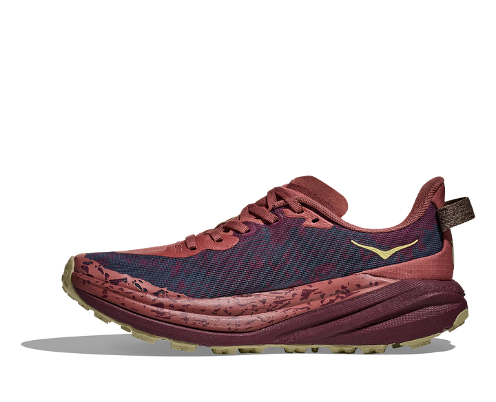 Hoka Womens Speedgoat 6  - Rouge/Black Cherry - Trail - AW25