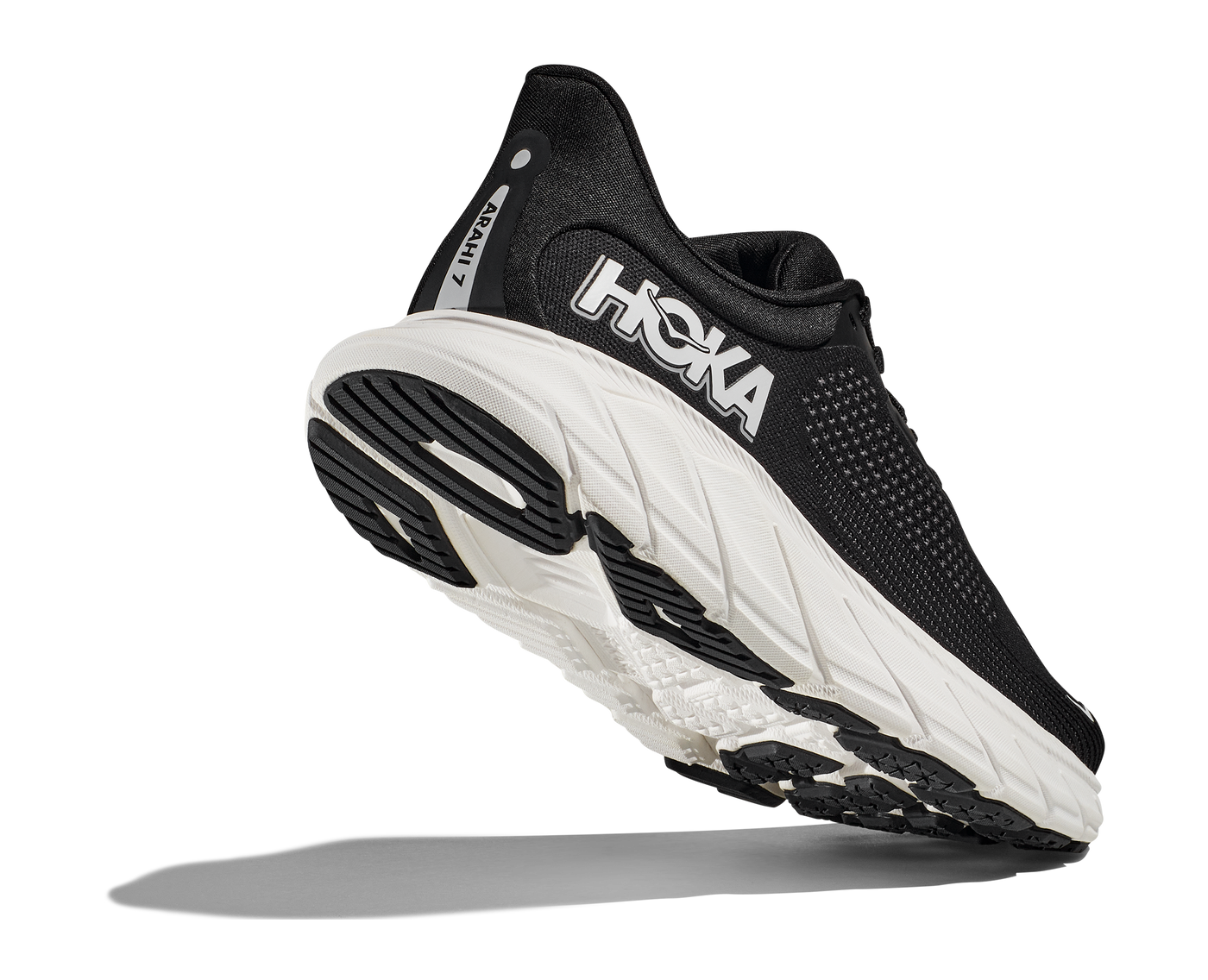 Hoka Mens Arahi 7 Black/White Stability Run North West