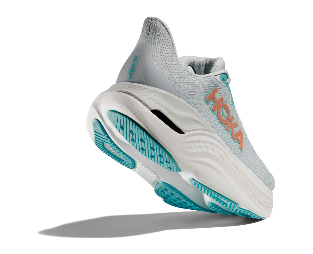 Hoka Womens Skyward X Cosmic Grey Rose Gold Run North West