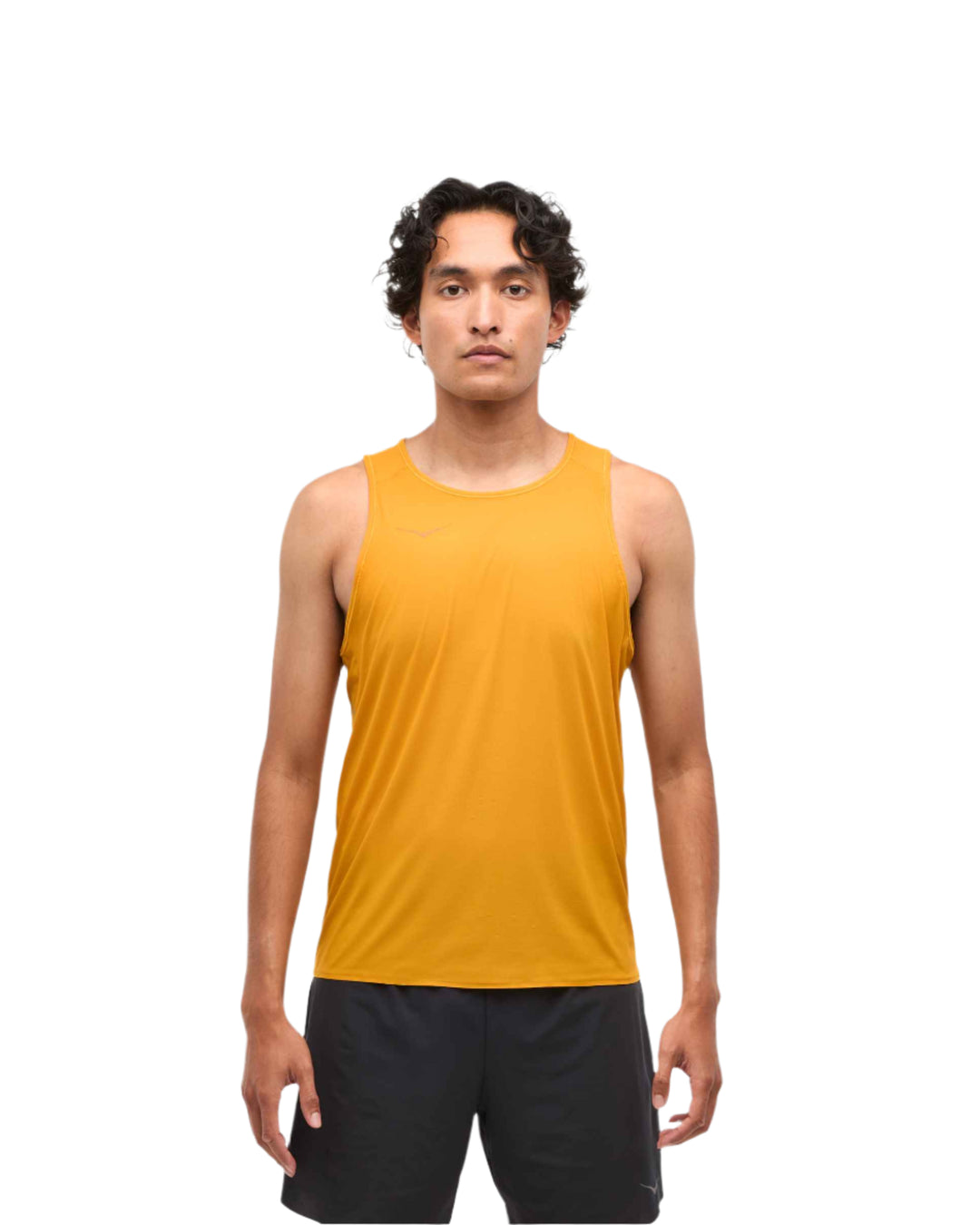 Hoka Mens Airolite Run Tank - Varsity Yellow