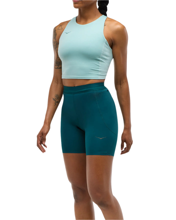 Hoka Womens Novafly 6 inch Knit Short - Blue Twilight