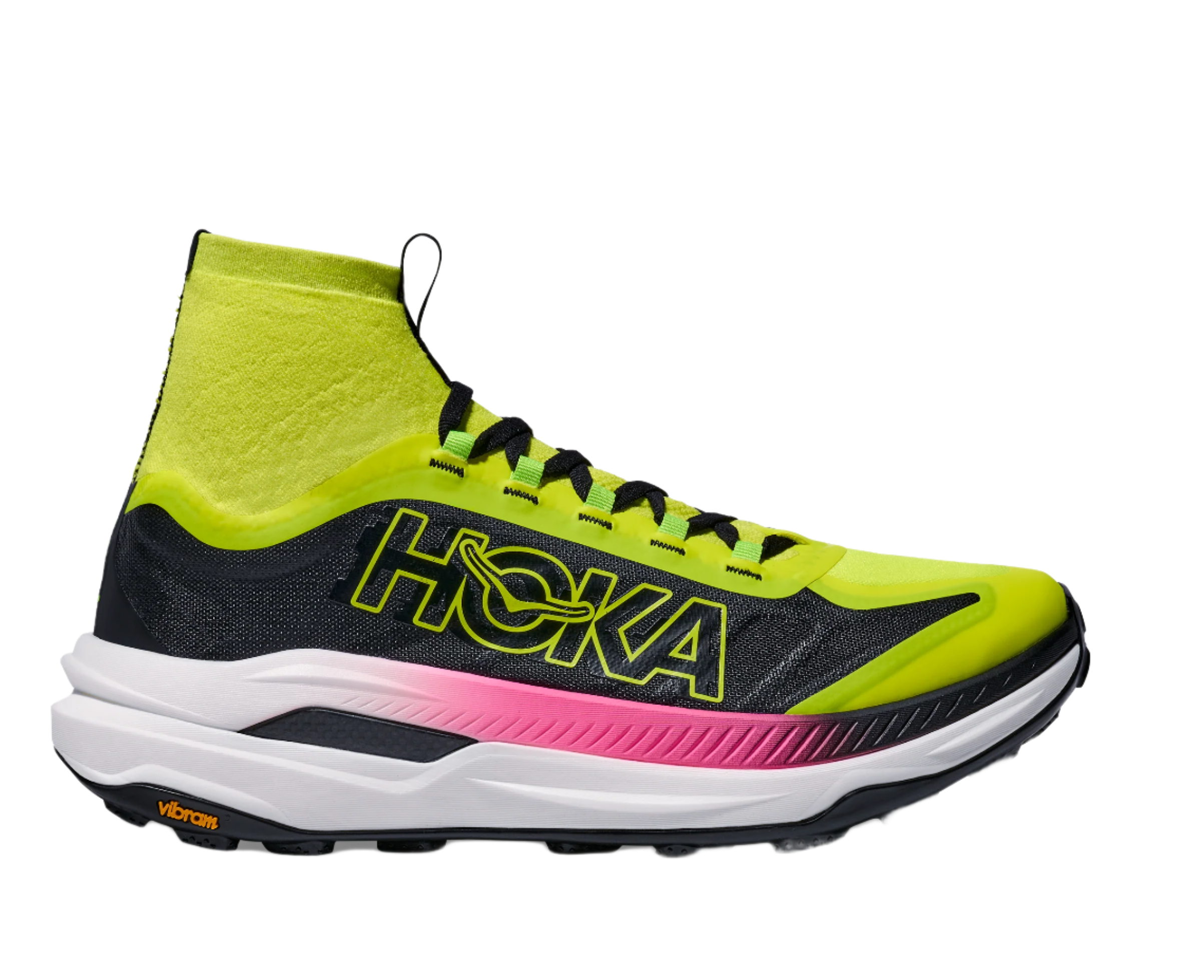 Hoka Mens Tecton X 3 - Neon Hoka Citrus/Black - Trail - AW25