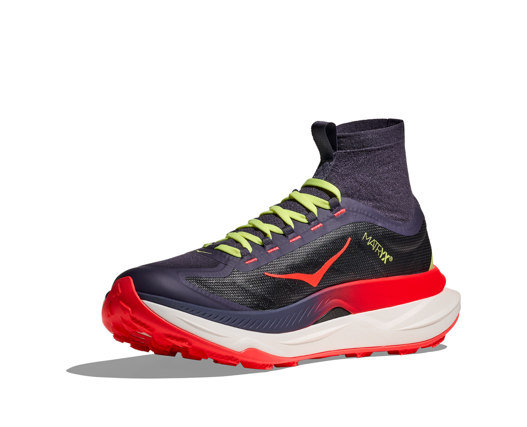 Hoka Mens Tecton X 3 - Squid Ink/Neon Flame - Trail - SS26