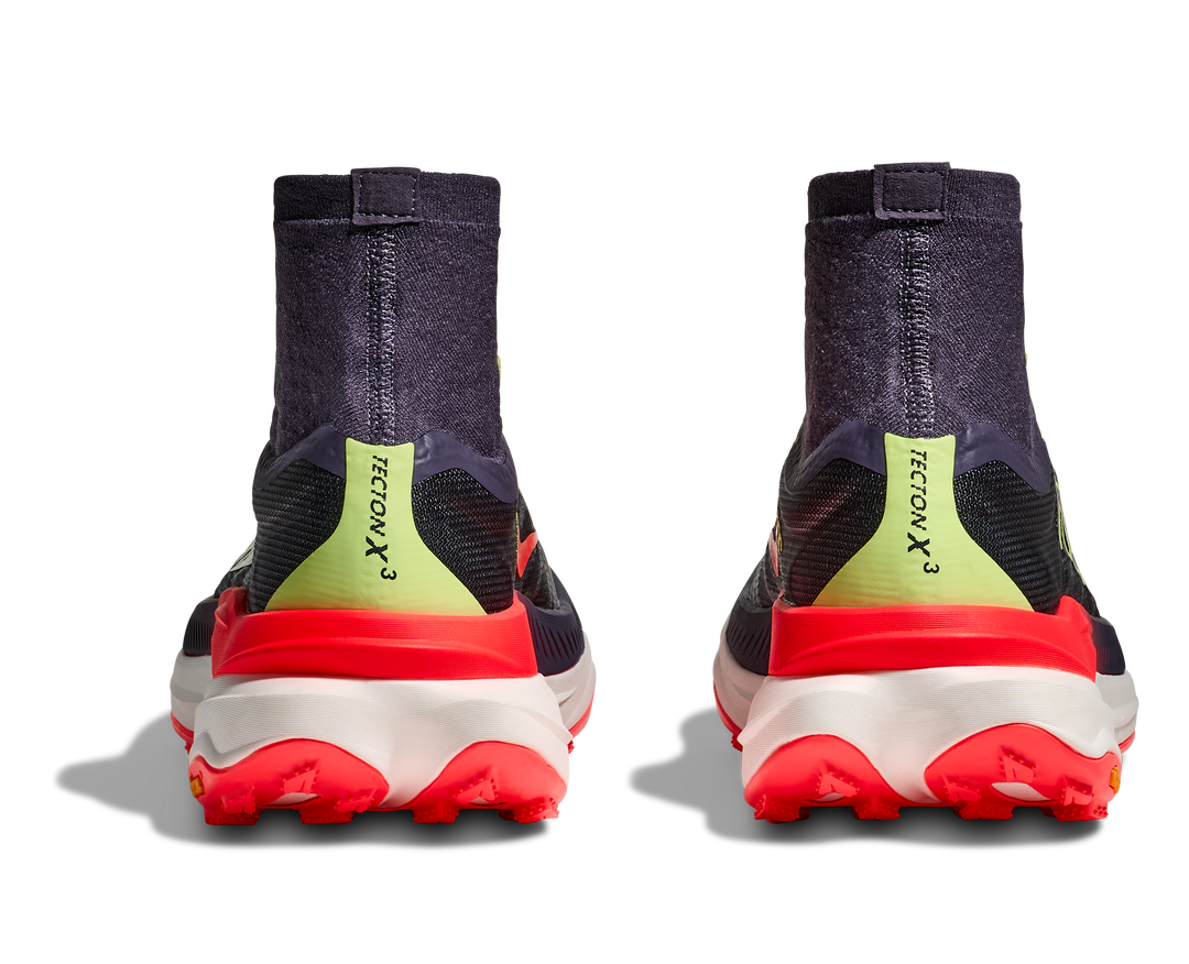 Hoka Mens Tecton X 3 - Squid Ink/Neon Flame - Trail - SS26