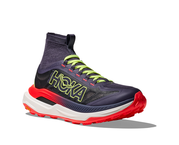Hoka Mens Tecton X 3 - Squid Ink/Neon Flame - Trail - SS26