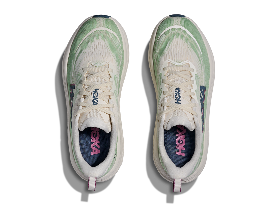 Hoka Damen Skyflow – Alabaster/Vintage Grün – Neutral – SS26