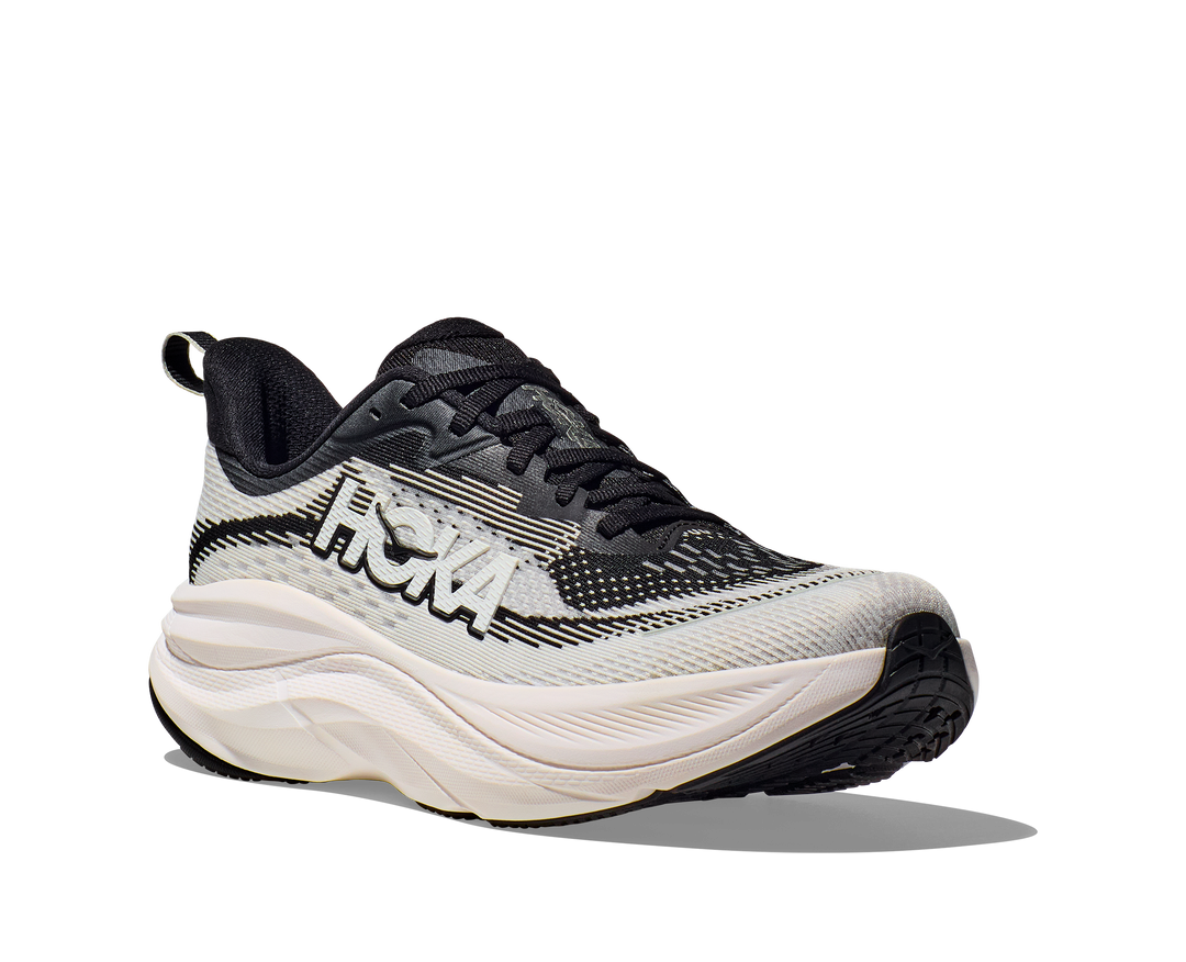 Hoka Womens Skyflow - Black/White - Neutral