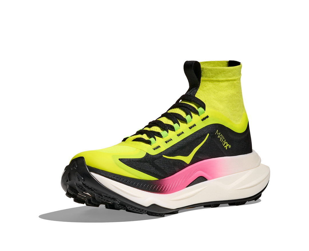 Hoka Womens Tecton X 3 - Neon Hoka Citrus/Black - Trail - AW25