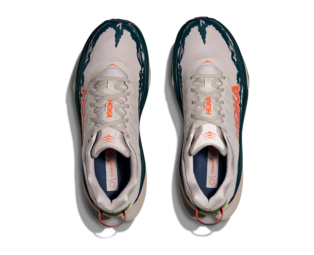 Hoka Mens Torrent 4 - Putty/Blue Twilight - Trail - SS25