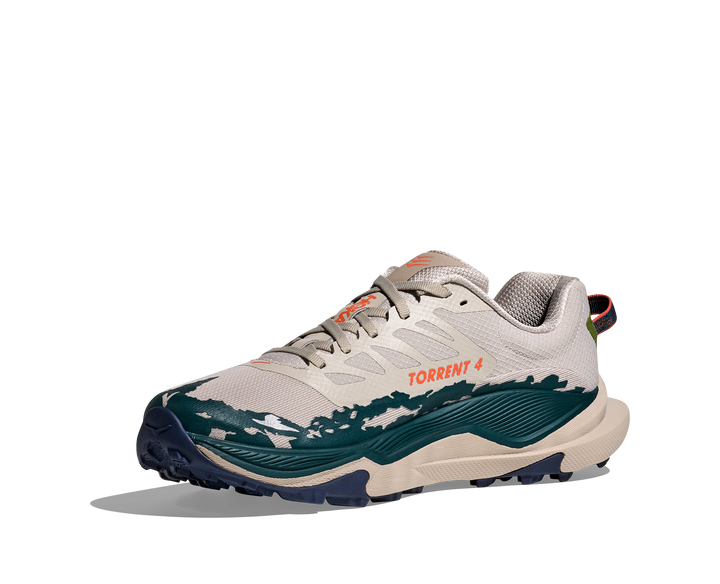 Hoka Mens Torrent 4 - Putty/Blue Twilight - Trail - SS25