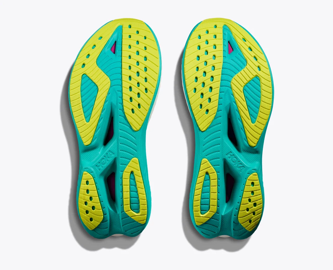 Hoka Womens Mach X 2 - Frost/Electric Aqua- Neutral