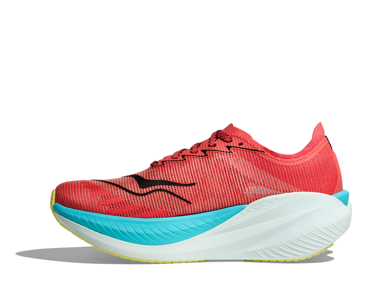 Hoka Womens Mach X 2 - Grapefruit/Electric Coral - Neutral - SS25