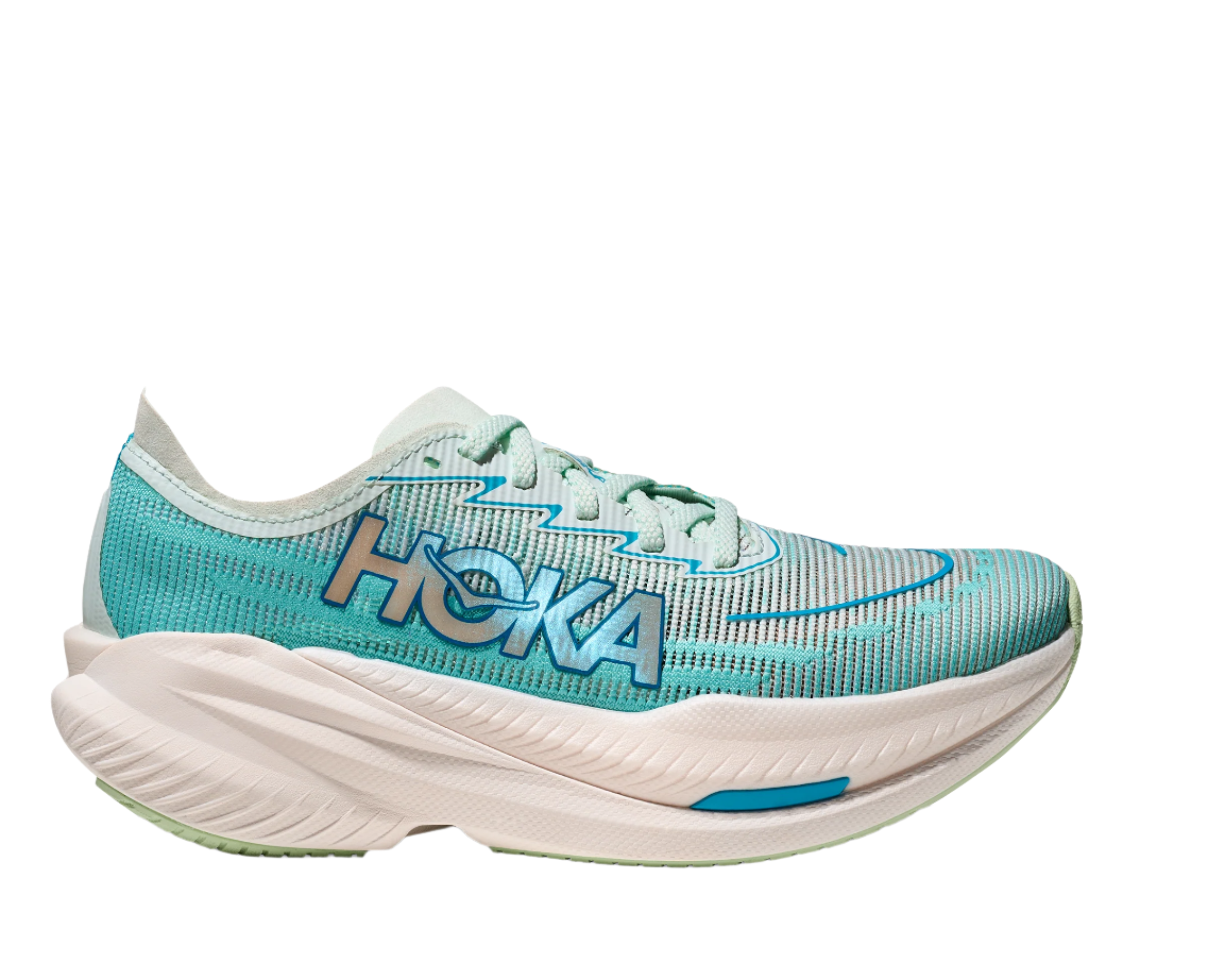Hoka Womens Mach X 2 - Snow Melt/Blue Spark - Neutral - SS25