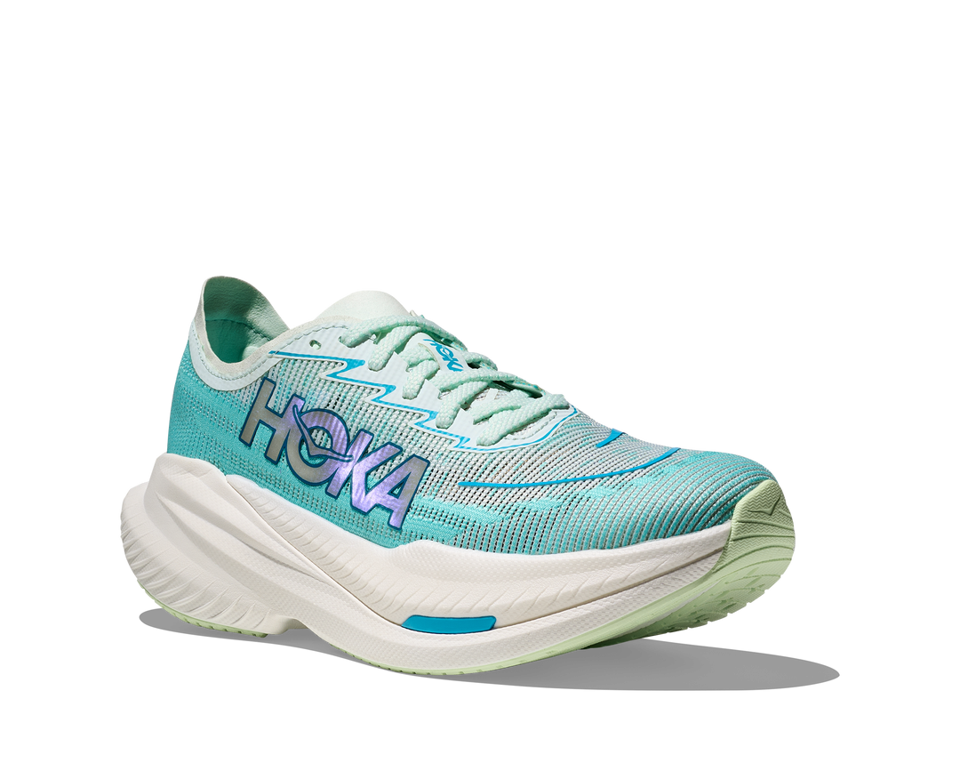 Hoka Womens Mach X 2 - Snow Melt/Blue Spark - Neutral - SS25