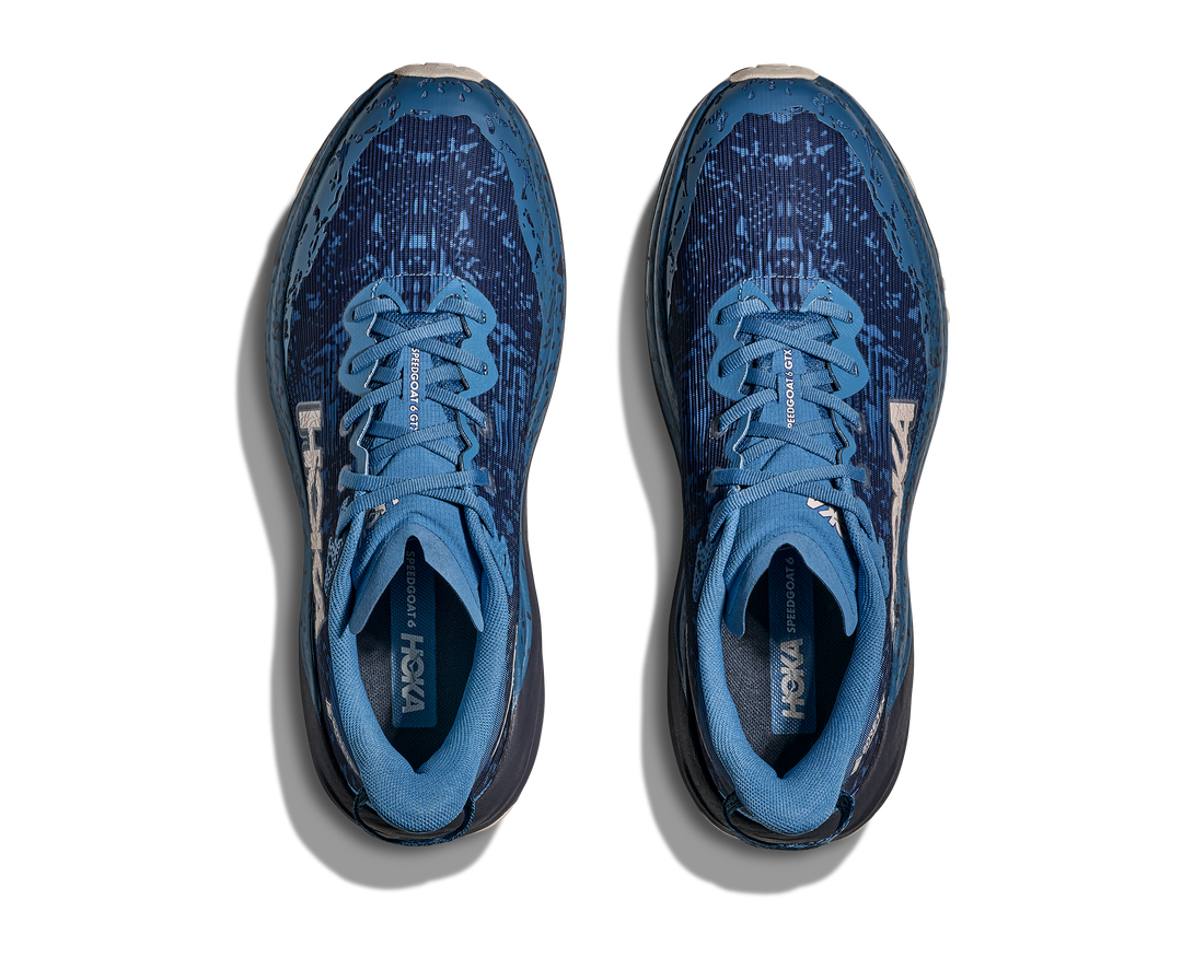 Hoka Mens Speedgoat 6 GTX - Foggy Night/Charcoal Grey - Trail - AW25