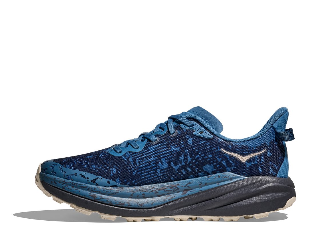 Hoka Mens Speedgoat 6 GTX - Foggy Night/Charcoal Grey - Trail - AW25