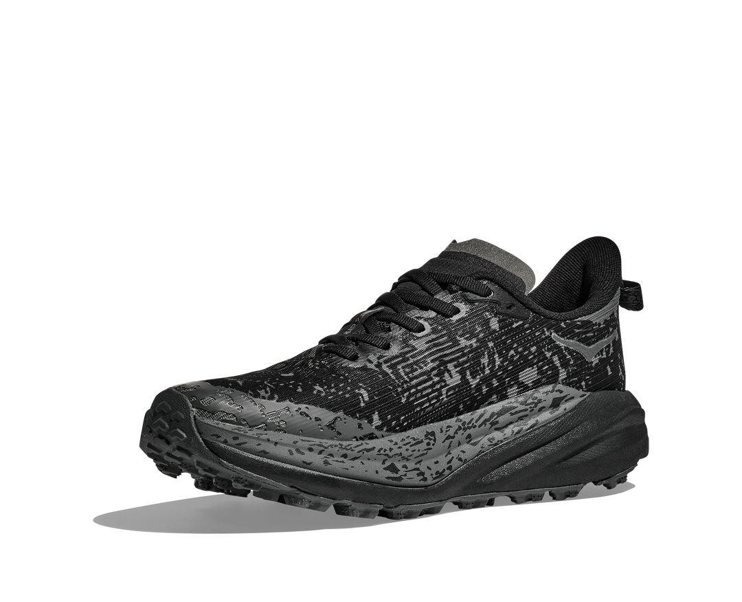 Hoka Womens Speedgoat 6 GTX - Wide - Black/ Outer Orbit- Trail