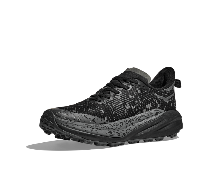 Hoka Womens Speedgoat 6 GTX - Wide - Black/ Outer Orbit- Trail