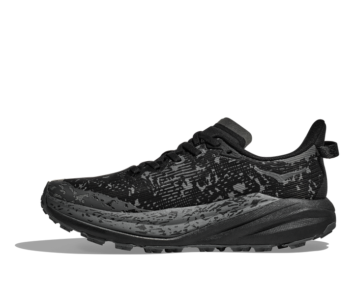 Hoka Womens Speedgoat 6 GTX - Wide - Black/ Outer Orbit- Trail