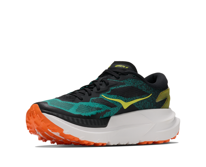 Hoka Mens Mafate X - Black/Electric Aqua - Trail - AW26