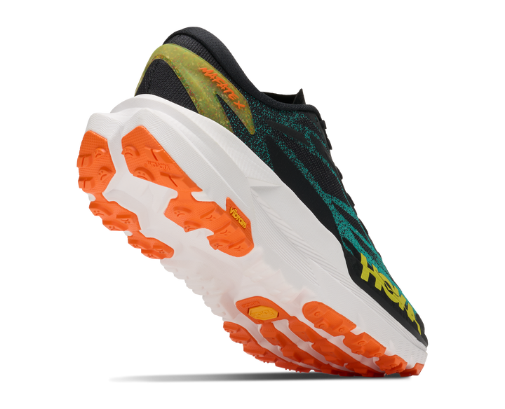 Hoka Mens Mafate X - Black/Electric Aqua - Trail - AW26