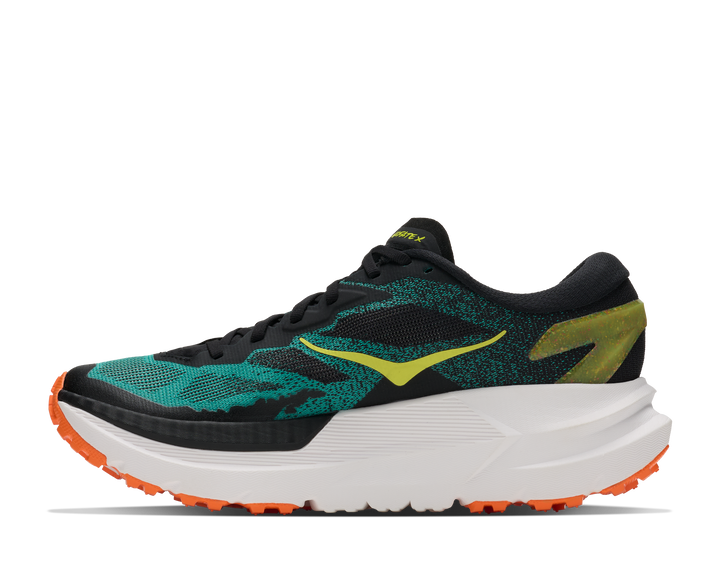 Hoka Mens Mafate X - Black/Electric Aqua - Trail - AW26