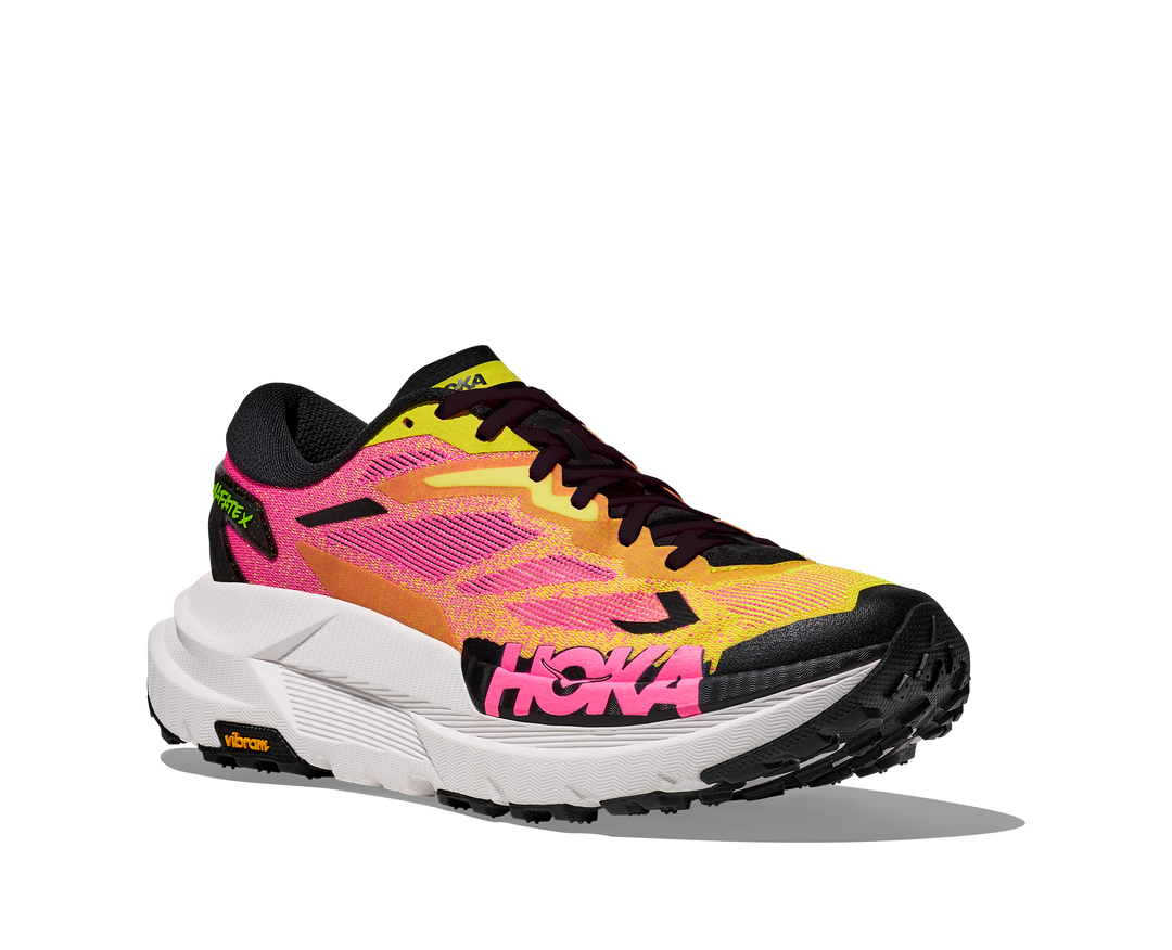 Hoka Womens Mafate X - Neon Hoka Citrus/Neon Rose - Trail - AW25