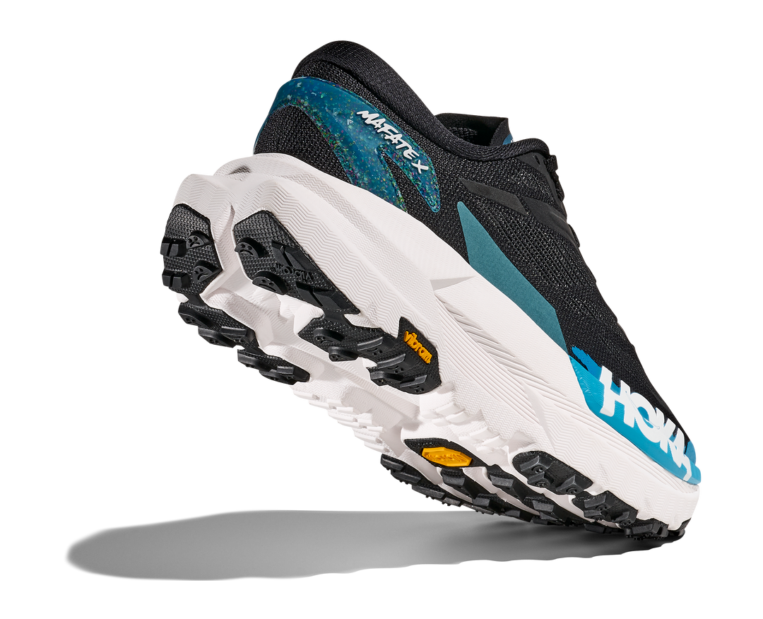 Hoka Womens Mafate X - Black/Skyward Blue - Trail - AW25