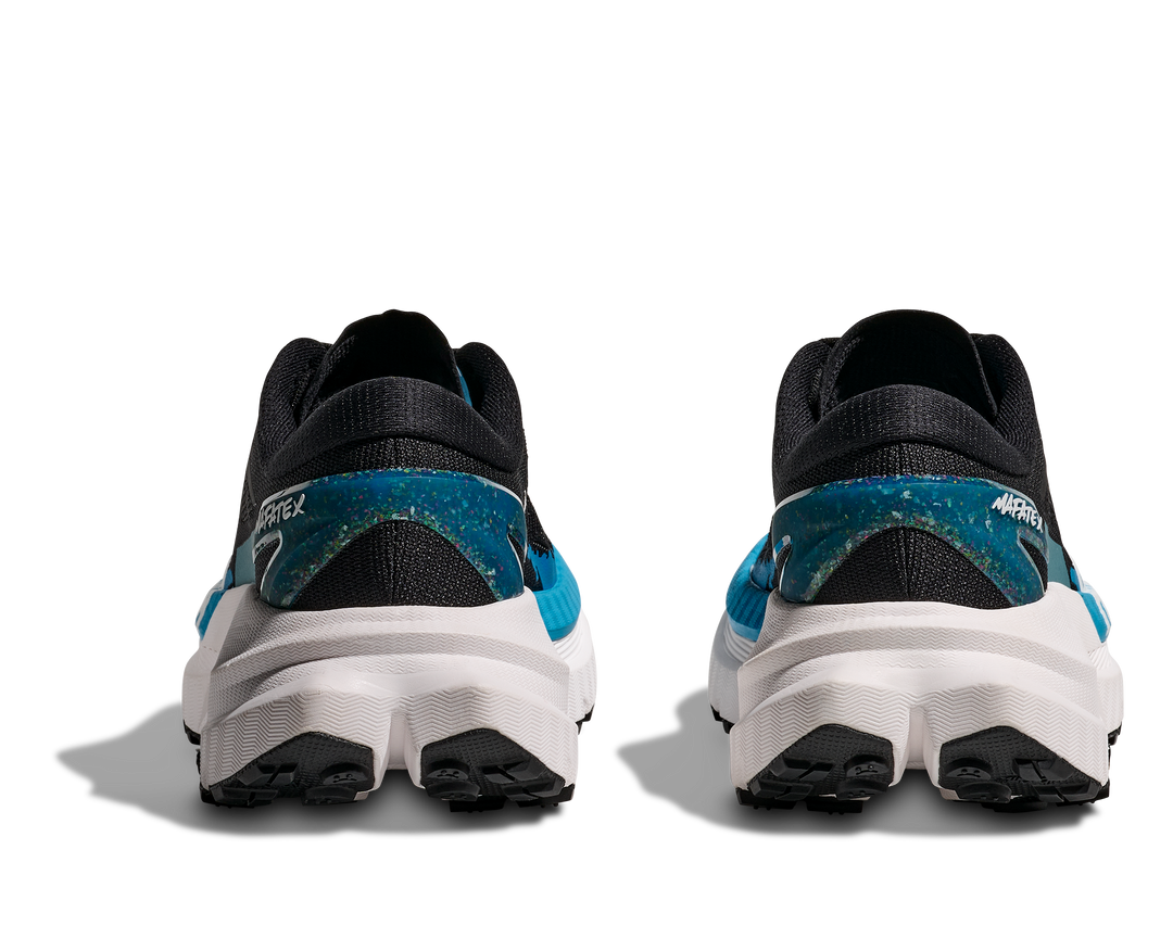 Hoka Womens Mafate X - Black/Skyward Blue - Trail - AW25