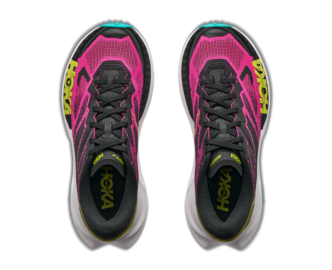 Hoka Womens Mafate X - Black/Neon Dragonfruit - Trail - AW26