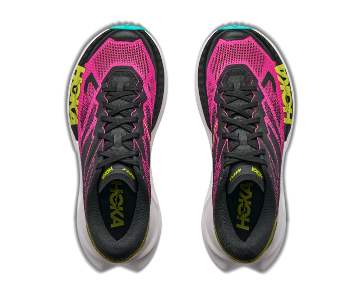 Hoka Womens Mafate X - Black/Neon Dragonfruit - Trail - AW26