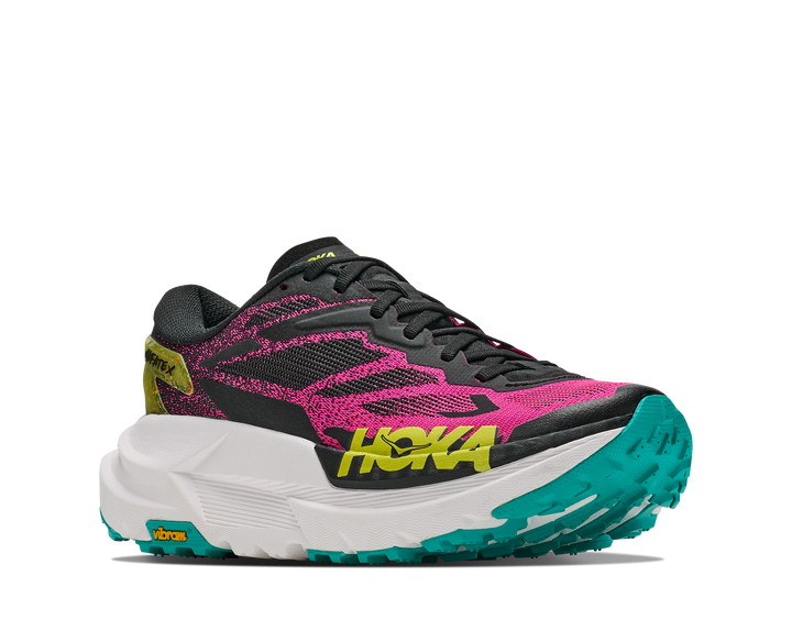Hoka Womens Mafate X - Black/Neon Dragonfruit - Trail - AW26