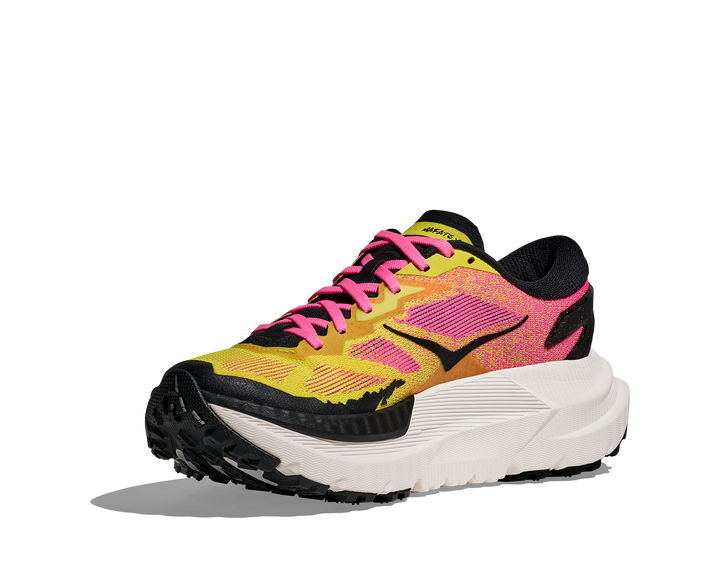 Hoka Womens Mafate X - Neon Hoka Citrus/Neon Rose - Trail - AW25