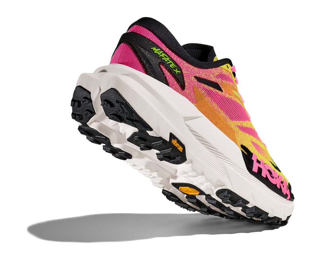 Hoka Womens Mafate X - Neon Hoka Citrus/Neon Rose - Trail - AW25
