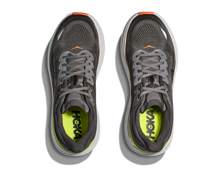 Hoka Mens Bondi 9 - Asphalt Grey/Gravel - Neutral - AW25