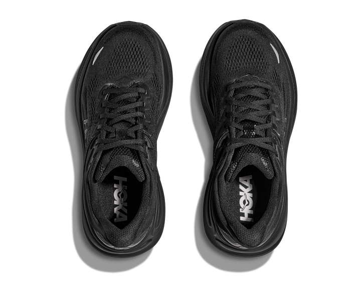 Hoka Mens Bondi 9 - Black/Black - Neutral - SS25