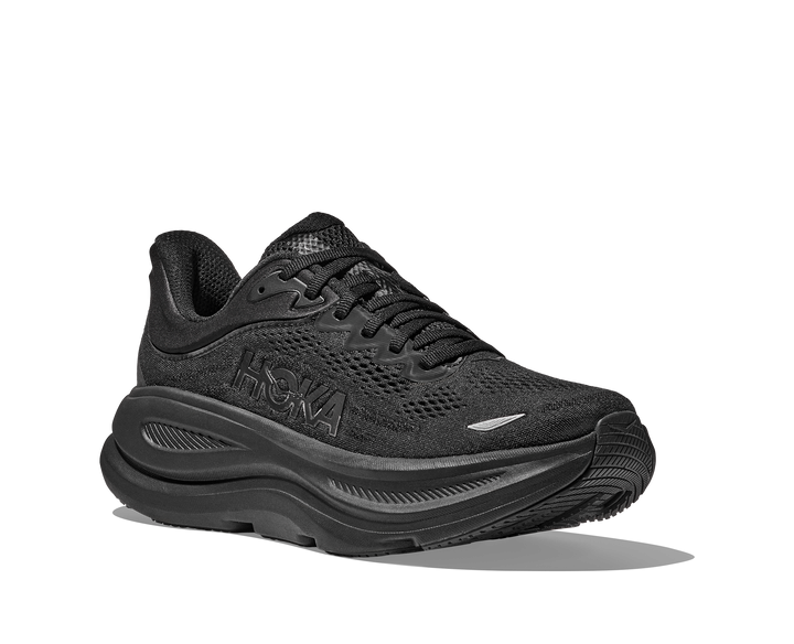 Hoka Mens Bondi 9 - Black/Black - Neutral - SS25