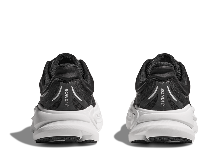 Hoka Mens Bondi 9 - Black/White - Neutral - SS25