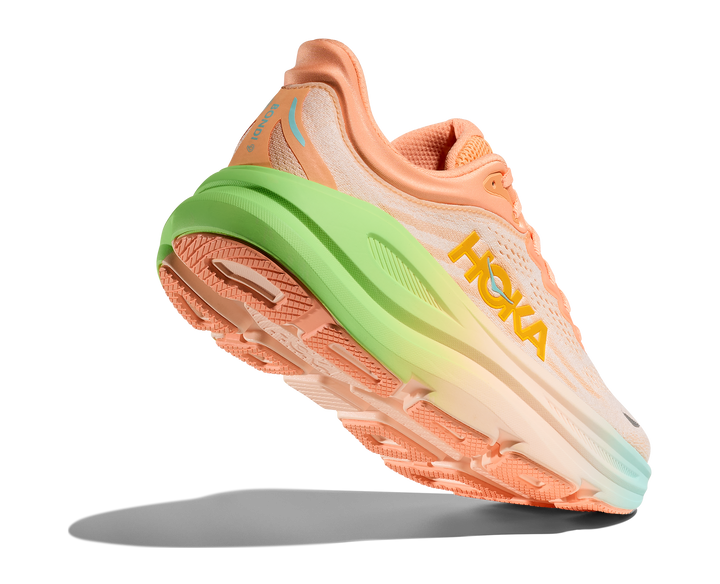 Hoka Mens Bondi 9 - Frost/Pale Tangerine - Neutral - SS25