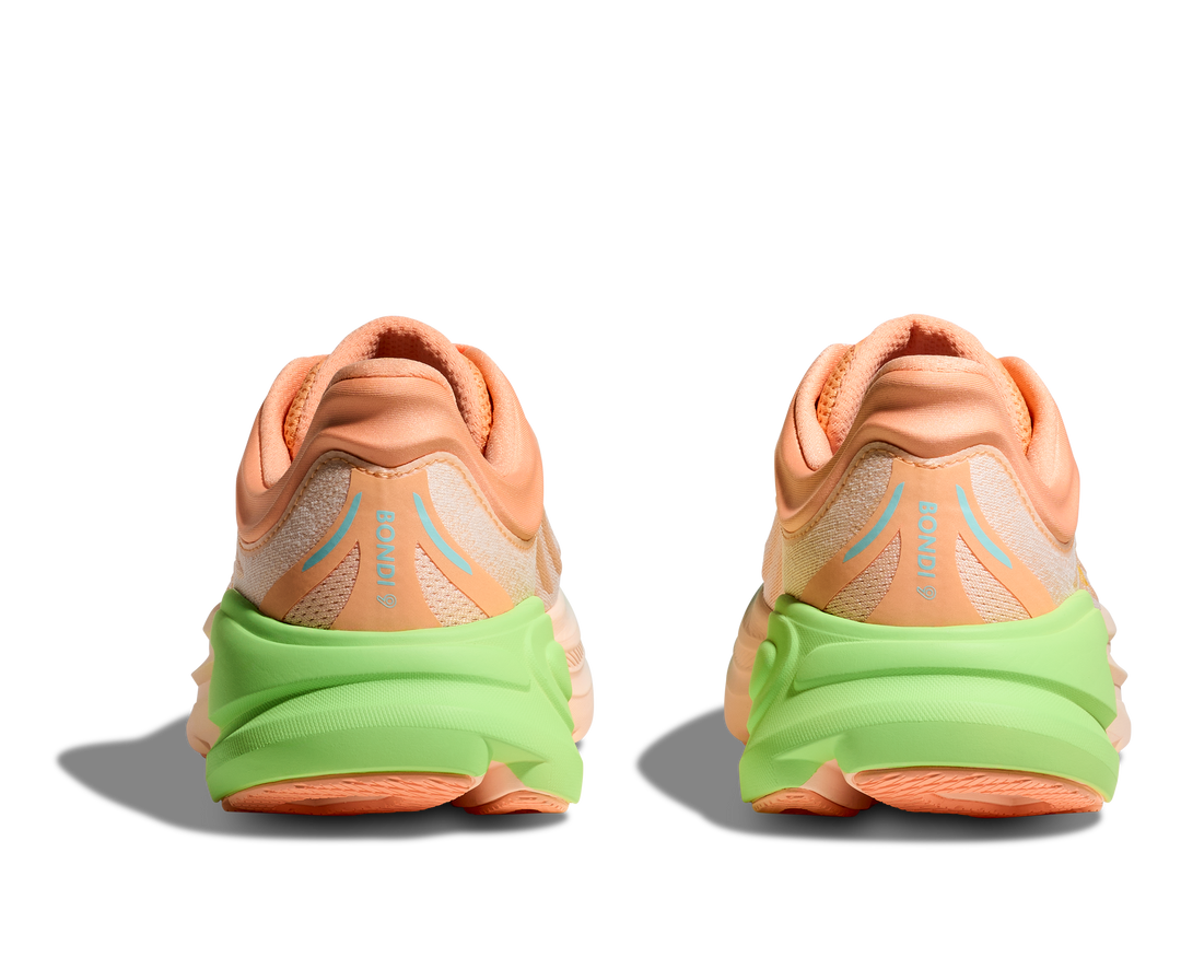 Hoka Mens Bondi 9 - Frost/Pale Tangerine - Neutral - SS25