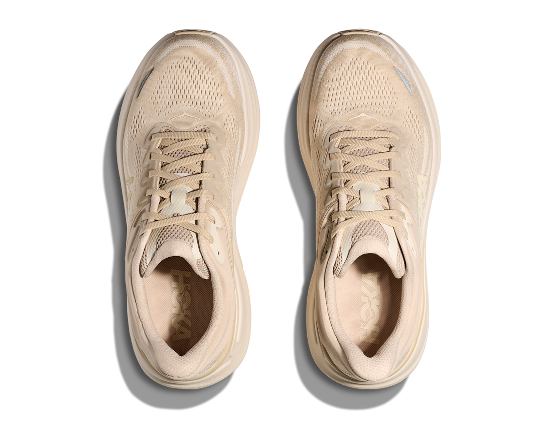 Hoka Mens Bondi 9 - Oatmeal/Oat Milk - Neutral - SS25