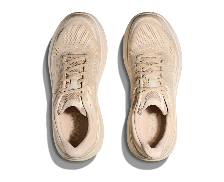 Hoka Mens Bondi 9 - Oatmeal/Oat Milk - Neutral - SS25