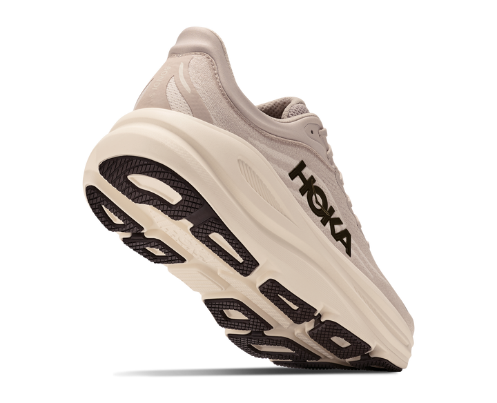 Hoka Mens Bondi 9 - River Rock Grey/Alabaster - Neutral - AW26